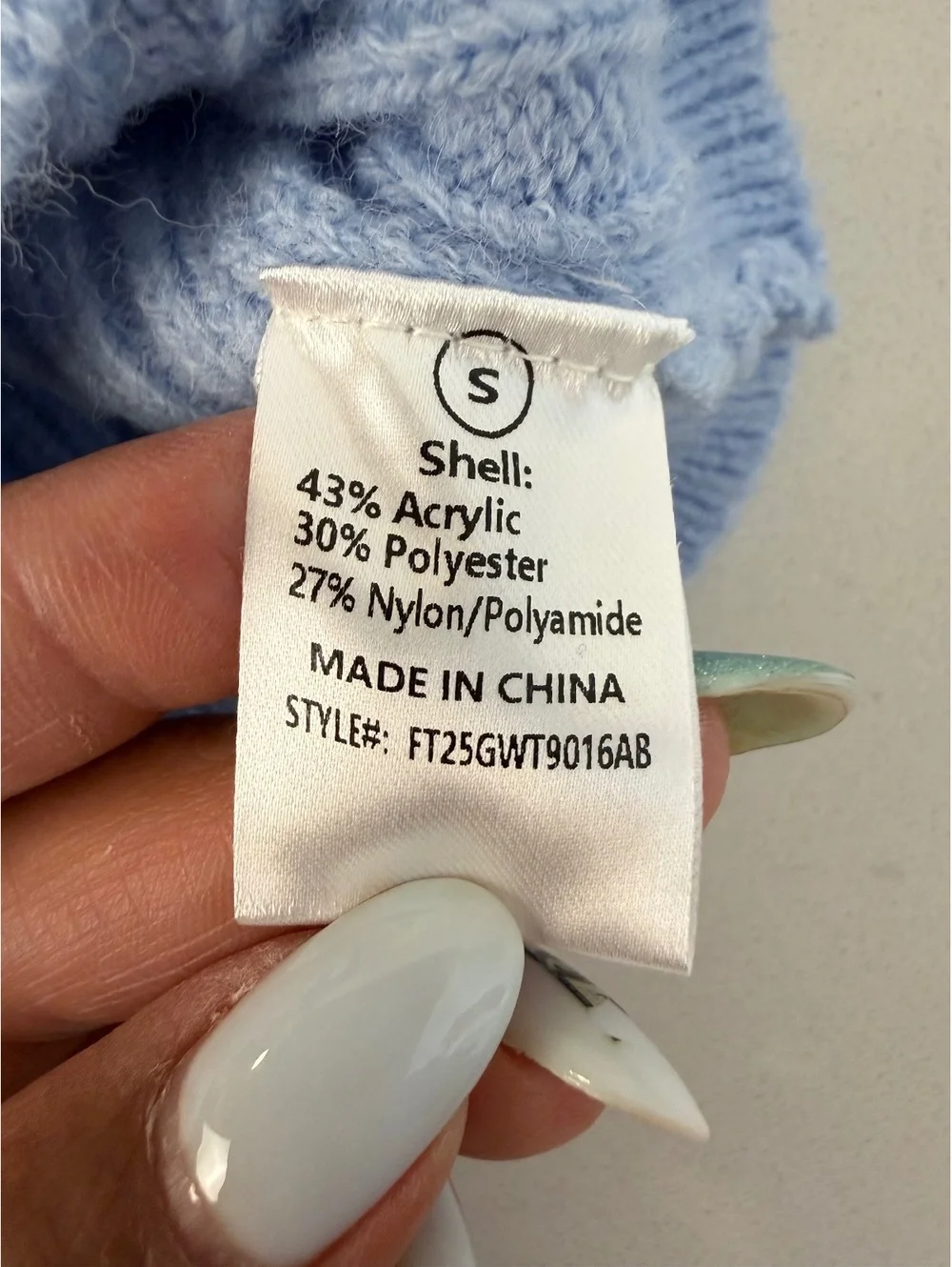 Fashion Nova Nevea Light Blue Off Shoulder Sweater Maxi Skirt Set S NWT